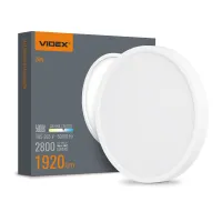 LED Світильник круглий накладний VIDEX 24W 5000K