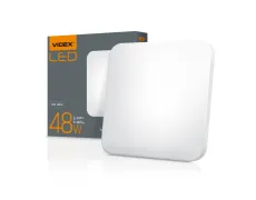 LED світильник VIDEX 48W 4100K настінно-стельовий квадрат матовий
