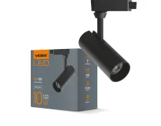 LED світильник трековий VIDEX 10W 4100K чорний