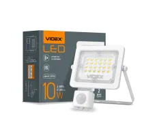 LED прожектор VIDEX F2e 10W 5000K з датчиком руху та освітленості