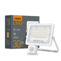 LED прожектор VIDEX F2e 30W 5000K з датчиком руху та освітленості LED прожектор VIDEX F2e 30W 5000K з датчиком руху та освітленості
