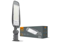 LED вуличний ліхтар VIDEX (поворотний) 50W 5000K сірий
