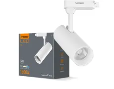 LED  світильник трековий VIDEX 20W 4100K білий