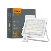 LED прожектор VIDEX F2e 50W 5000K з датчиком руху та освітленості LED прожектор VIDEX F2e 50W 5000K з датчиком руху та освітленості