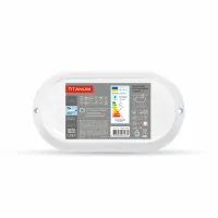 LED світильник IP65 овальний TITANUM 12W 6500K TL-BHO-126