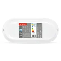 LED світильник IP65 овальний TITANUM 20W 6500K TL-BHO-206