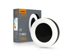 LED світильник ART IP65 круглий VIDEX 15W 5000K Black