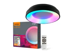 LED світильник VIDEX EDGE-RC-72W-BLACK (VLE-ERC-RGB-72B)