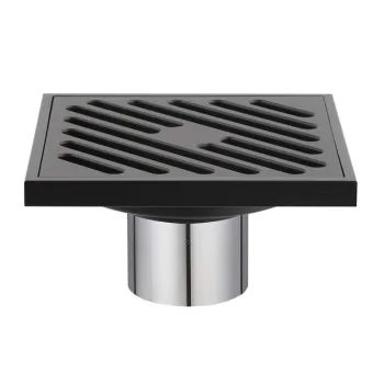 Душовий трап Koer FD10-100x100-180-Black (пряме відведення) (Чорний) (KR3414) Душовий трап Koer FD10-100x100-180-Black (пряме відведення) (Чорний) (KR3414)
