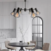 Люстра MSK Electric Diadem на шість плафонів NL 22152-6 BK Люстра MSK Electric Diadem на шість плафонів NL 22152-6 BK