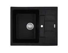 Мийка кухонна Haiba HB8210-G226 Black 620x500x200 (HB0983)