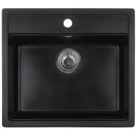 Мийка кухонна Zerix ZS-5751S-03 Чорна (ZX4596) Мийка кухонна Zerix ZS-5751S-03 Чорна (ZX4596)