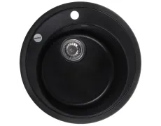 Мийка кухонна Zerix ZS-510R-14 Чорний металік (ZX4538)