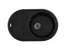 Мийка кухонна Zerix ZS-7750R-14 Чорний металік (ZX4562)