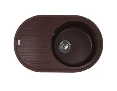 Мийка кухонна Zerix ZS-7750R-12 Коричнева (ZX4560)