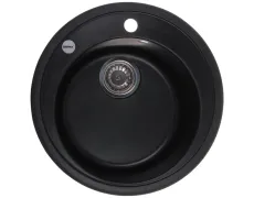 Мийка кухонна Zerix ZS-510R-03 Чорна (ZX4532)