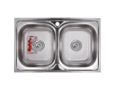 Мийка кухонна ZERIX Z8050D-08-180E (satin) (ZM0569)