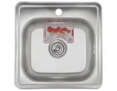 Мийка кухонна Zerix Z4848-06-160D (decor) (ZM0558)