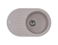 Мийка кухонна Zerix ZS-7750R-06 Бежева (ZX4557)