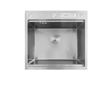 Мийка Mixxus MH5050-SK NANO-SILVER (3.0/0.8) з н.ст. зі сходинкою для суш.,з підст.під ножі(нерж.)(