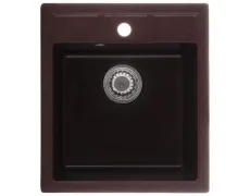 Мийка кухонна Zerix ZS-4651S-12 Коричнева (ZX4568)