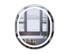 Дзеркало Mixxus Premium ELLIPSE MV05-80x70-REVERSE WHITE (LED Touch, Anti-fog, димер (3-6kK)) (MP66