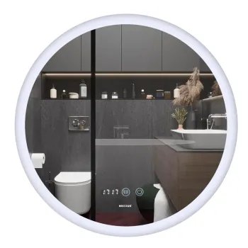 Дзеркало Mixxus Plain MC10-60 (годинник, LED-підсвічування, антизапотівання) (MI6013) Дзеркало Mixxus Plain MC10-60 (годинник, LED-підсвічування, антизапотівання) (MI6013)