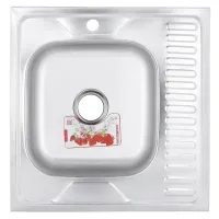 Мийка кухонна Zerix Z6060L-04-160E (Satin) (ZM0567) Мийка кухонна Zerix Z6060L-04-160E (Satin) (ZM0567)