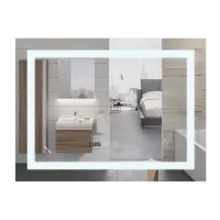 Дзеркало Mixxus WARM MR02-70x50-CASE з LED Touch, Anti-fog, димером, рег. яскравості, годинником (M Дзеркало Mixxus WARM MR02-70x50-CASE з LED Touch, Anti-fog, димером, рег. яскравості, годинником (M