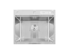 Мийка Mixxus MH6050-SK NANO-SILVER (3.0/0.8) з н.ст. зі сходинкою для суш.,з підст.під ножі(нерж.)(