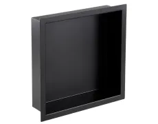 Полиця-ніша для ванної кімнати Mixxus Premium NICHE-0101 BLACK із нержавіючої сталі SUS304 (MI6678)