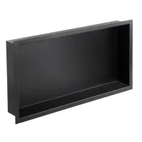 Полиця-ніша для ванної кімнати Mixxus Premium NICHE-0102 BLACK із нержавіючої сталі SUS304 (MI6680) Полиця-ніша для ванної кімнати Mixxus Premium NICHE-0102 BLACK із нержавіючої сталі SUS304 (MI6680)