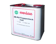 Треппенлак Herlac + ​​​​​​​PUR-Haerter 740 надміцний 2K поліуретановий лак
