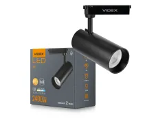 LED світильник трековий VIDEX 30W 60° 4100K чорний