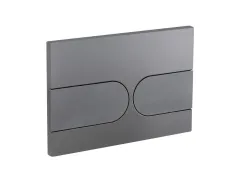 Панель змиву Koer KT-0604-07 240x160x10mm пластикова, кнопка закруглена (KR5325)