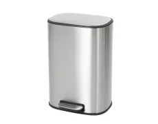 Відро для сміття з плавним закриттям овальне Mixxus Premium Diverse-TC0112 SS Color 12л колір наржа