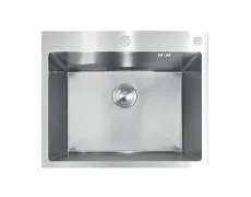Мийка з нержавіючої сталі MIXXUS MH6050 DECOR NANO-SILVER (3.0/0.8) колір нержавійка (MI7043)