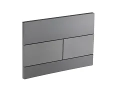 Панель змиву Koer KT-0603-07 240x160x10mm пластикова, кнопка лінійна (KR5321)