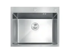 Мийка з нержавіючої сталі MIXXUS MH5843 DECOR NANO-SILVER (3.0/0.8) колір нержавійка (MI7041)