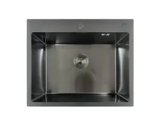 Мийка Mixxus MH6050 Decor Nano-Black з нерж. сталі (колір графіт) (MX1934)