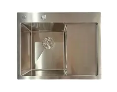 Мийка з нержавіючої сталі Mixxus MH6350L Nano-Silver (3.0/0.8) колір нержавійка (MI7044)