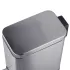 Відро для сміття з плавним закриттям прямокутне Mixxus Premium Quadro-TC0105 SS Color 5л колір нерж Відро для сміття з плавним закриттям прямокутне Mixxus Premium Quadro-TC0105 SS Color 5л колір нерж