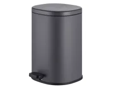 Відро для сміття з плавним закриттям овальне Mixxus Premium Olivary-TC0105 Graphite 5 л колір графі
