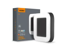 LED світильник ART IP65 квадратний VIDEX 30W 5000K Black