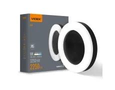 LED світильник ART IP65 круглий VIDEX 30W 5000K Black