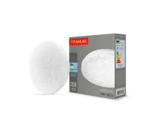 LED світильник настінно-стельовий TITANUM 18W 5000K Кільця