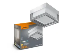LED світильник IP65 квадратний VIDEX BHD02 9W 2800-4000-6000K White