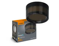 LED світильник IP65 круглий VIDEX BHD01 9W 2400-3200-4300K Black