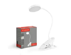 LED лампа настiльна з акумулятором TITANUM TLTF-013W 7W 3000-6000K