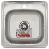 Мийка кухонна Zerix Z4848-06-160E (Satin) (ZM0557)